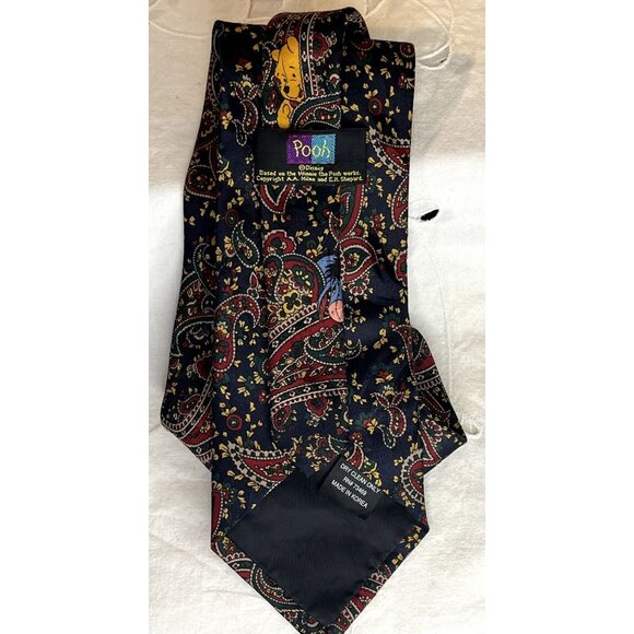 Winnie The Pooh Paisley Vintage Tie Piglet Eyore Milne & AA Shepherd - Picture 4 of 7